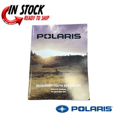 POLARIS SERVICE MANUAL REPAIR BOOK 2016-2024 SPORTSMAN 110 / OUTLAW 110 OEM NEW